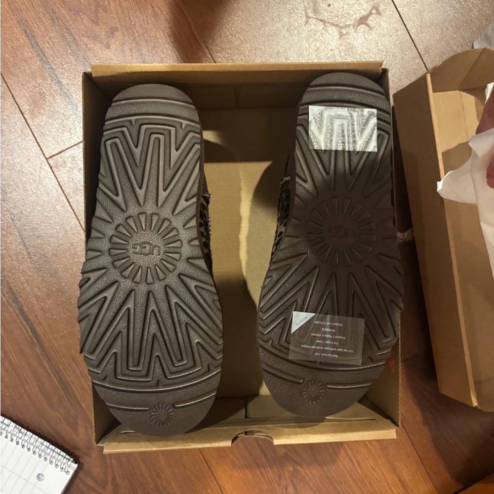 Ugg Leopard Print Brown Boots - image 2